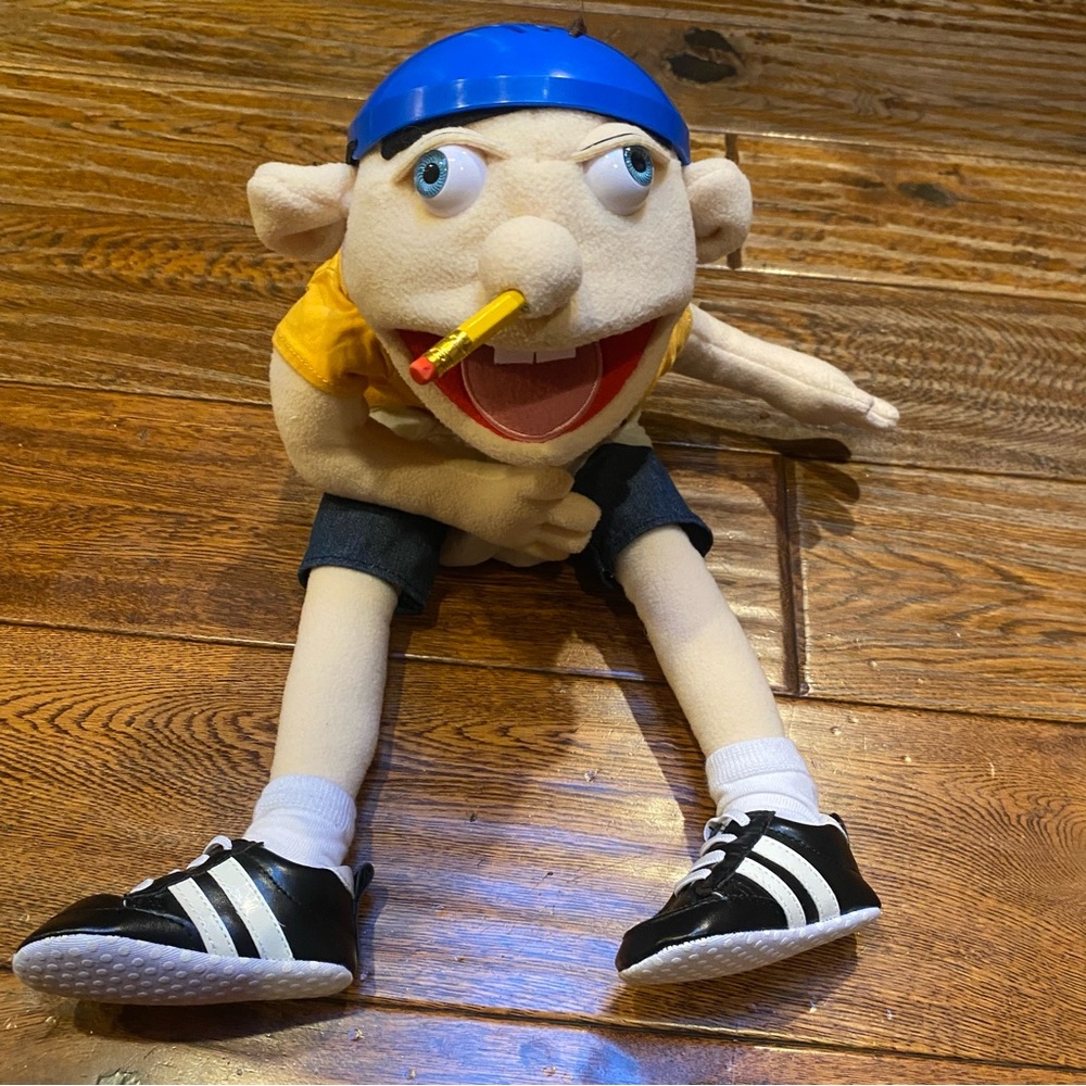 23'' Jeffy Puppet Hand Puppet Cartoon Plush Toy Stuffed Doll